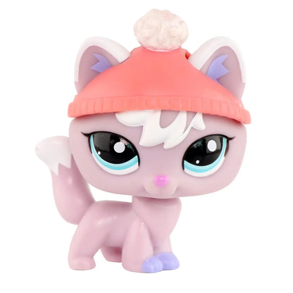 Miniature Animal Figurine Collection: Cats, Dogs, Puppies, Kittens, and Foxes