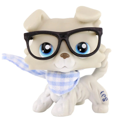 Miniature Animal Figurine Collection: Cats, Dogs, Puppies, Kittens, and Foxes