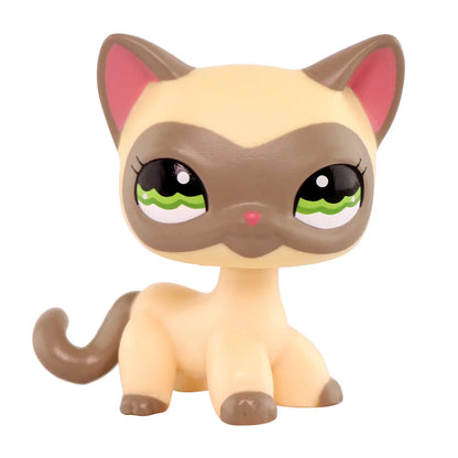 Miniature Animal Figurine Collection: Cats, Dogs, Puppies, Kittens, and Foxes