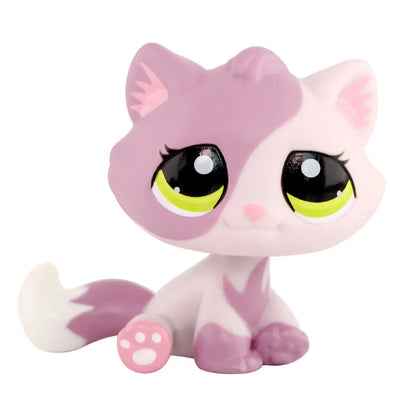 Miniature Animal Figurine Collection: Cats, Dogs, Puppies, Kittens, and Foxes