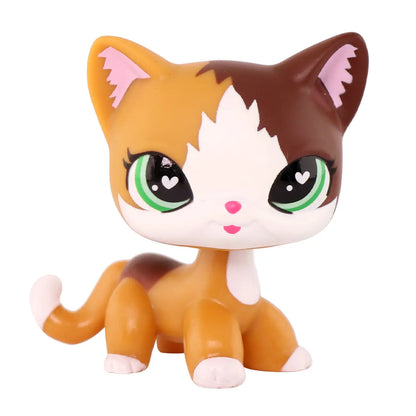 Miniature Animal Figurine Collection: Cats, Dogs, Puppies, Kittens, and Foxes