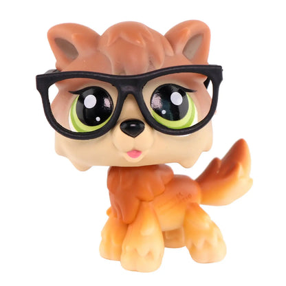 Miniature Animal Figurine Collection: Cats, Dogs, Puppies, Kittens, and Foxes