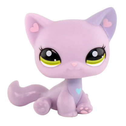 Miniature Animal Figurine Collection: Cats, Dogs, Puppies, Kittens, and Foxes